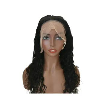 Large Stock human hair bleng wigs kinky straight hair wig raw indian hair wig for black women