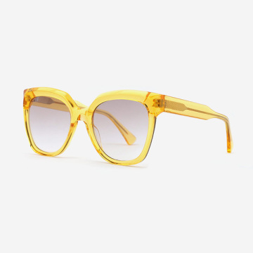 Square Classic and Dimensional Acetate Unisex Sunglasses