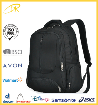 2016 Black 17 inch Laptop Bag, Polyester Laptop Backpack Bag