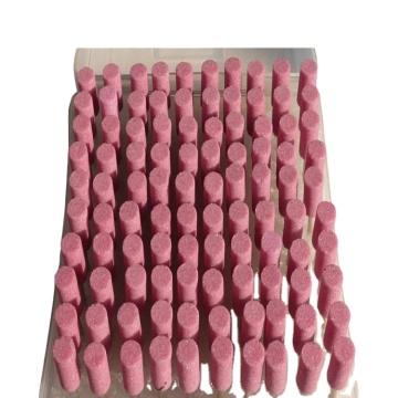 100pcs Polishing Head Set 4-10mm Pink Abrasive Mounted Stones for Engraving and Grinding
