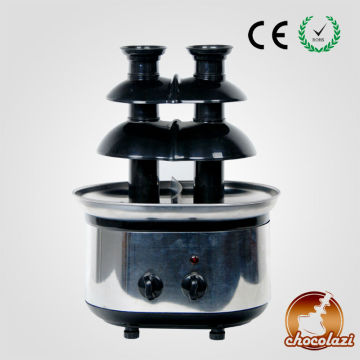 CHOCOLAZI ANT-8050B 17.5" Auger New Stainless steel,Double tower Home Chocolate fountains