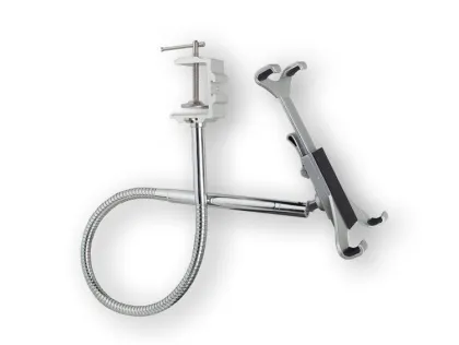 Clamp Gooseneck Tablet Mount Holder For 7" ~ 10" Tablet Ipad , Galaxy Tab , Kindle Fire Hd