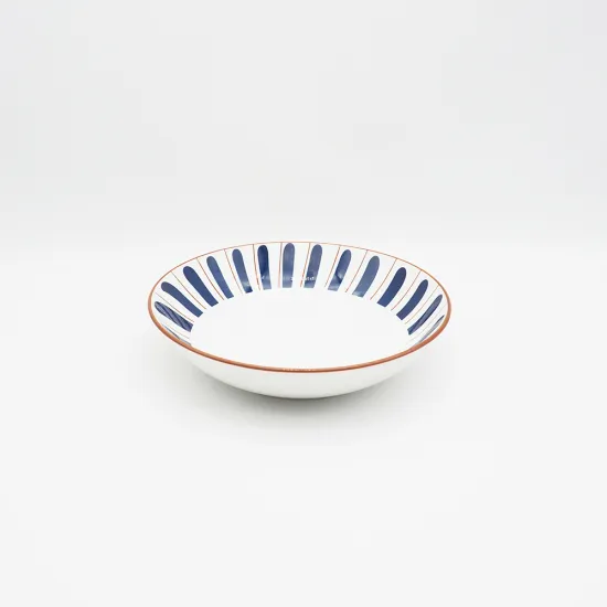 Customized sizes ceramic salad bowl porcelain Soup bowl