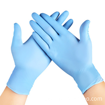 Wegwerp PVC-handschoenen Blauwe kleur