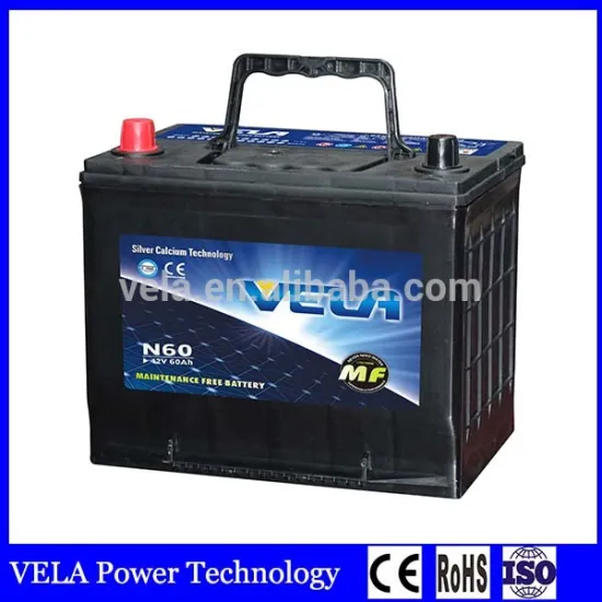 VELA Brand Best Price N60 MF Lead Acid Car Battery For Car Starting