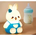 Linda luz nocturna en forma de conejo - decoración de guardería de silicona suave