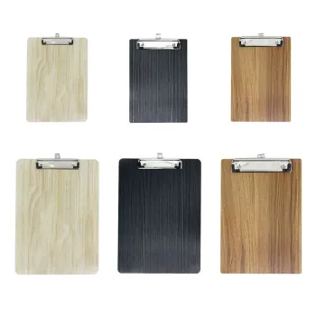 Portable A4 A5 Wooden Writing Clipboard File Hardboard Office School Stationery Clip Board