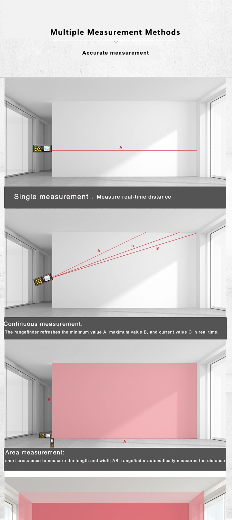 Laser Distance Measurer Outdoor