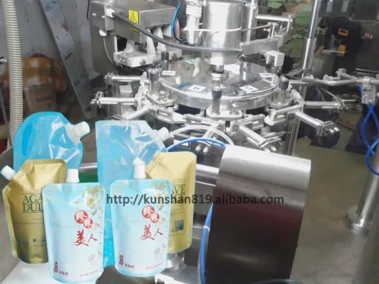 spout pouch filling machine