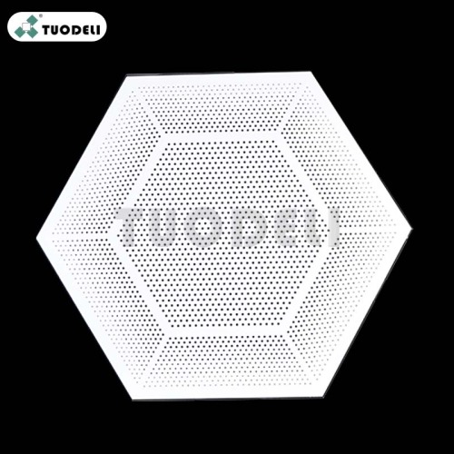 Trapezoid Ceiling System Aluminum Hexagonal Type Ceiling System Supplier