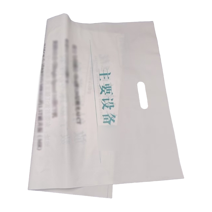 HDPE die cut shopping bag