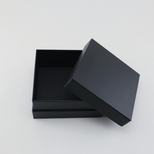 Partihandel anpassad förpackning elegant svart liten kosmetisk låda