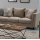 Sala de estar de tela 321-Seater Sofá Set Design