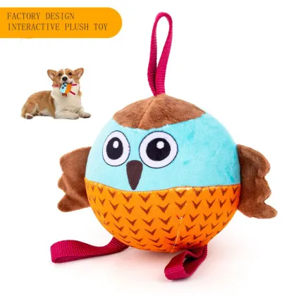 Squeaky Bird Plush Dog Toy
