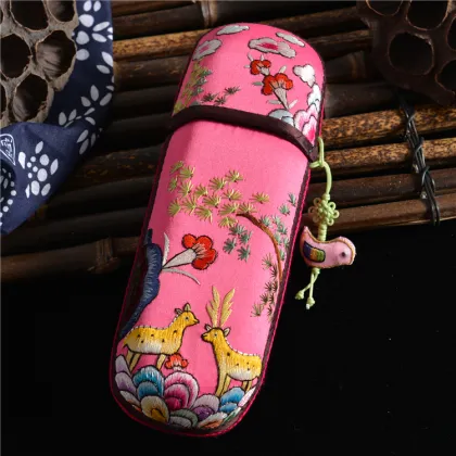 Hand Embroidery Brocade Box