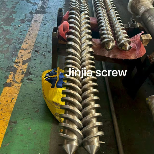 پیچ مخروطی دو بشکه PVC برای ماشین آلات پلاستیک