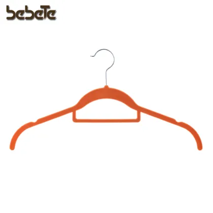 Multifunctional l Shape Velvet Hanger for wholesales
