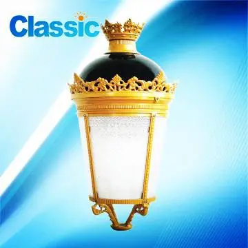 polyresin solar garden lights