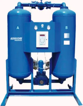 Regenerative Heatless Desiccant Air Dryer