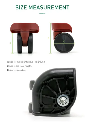 Luggage Wheel Universal Suitcase Accessory