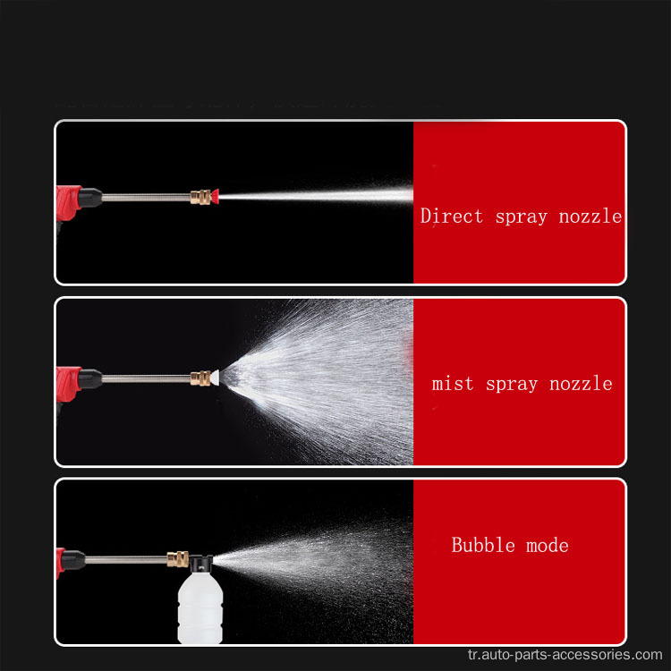 Yeni lityum pil kablosuz araba yıkama makinesi