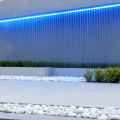 Fonte de água decorativa para uso externo em jardim LED