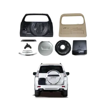 GBT Car Accessories for Land Cruiser Prado FJ150: Rear Door with License Board, Spare Doors, and Tire Cover