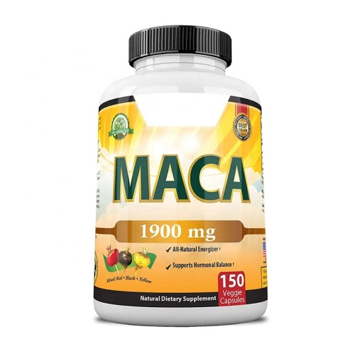 OEM/ODM Men Sex Power Vegan Black Maca Capsules