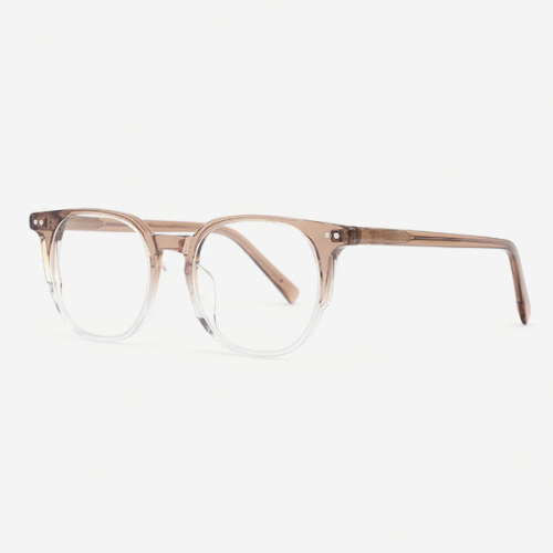 Classic retro round-rimmed acetate women Optical Frames