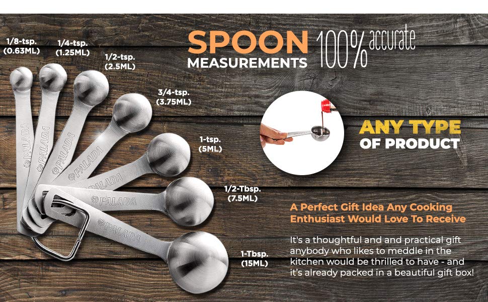 Measuring Spoons Stainless Steel function