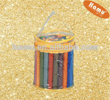 colorful water color pen bag with zip for kids