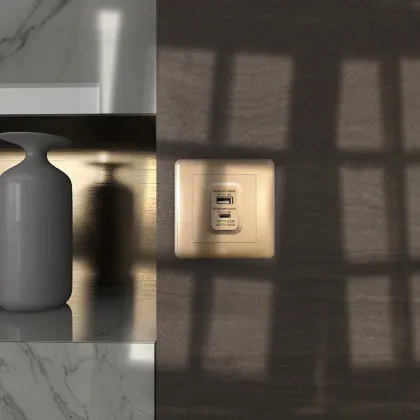 ARTDNA Electrical Socket with USB Socket