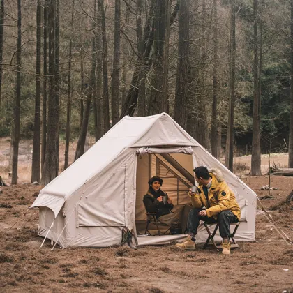 Portable Folding Inflatable Tent - Rainproof Camping Equipment