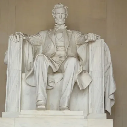 hot sale Abraham Lincoln marble Statue