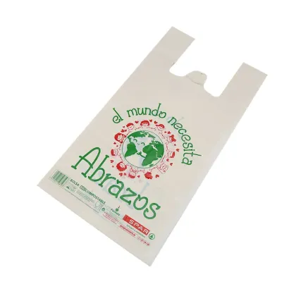Compostable Biodegradable T-Shirt and Shopping Vest Packaging Bags