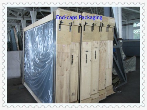 large silver mirror sheet with double coating packed in wooden crates