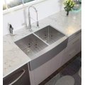 ouble Bowl 304 Stainless Steel Apron Kitchen Sink