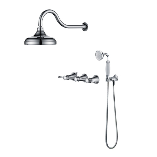 Oil Rubbed Bronze 3 Handle Shower Faucets