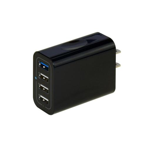 Black quick charger 25W usb wall charger