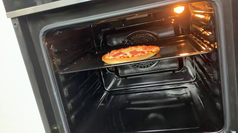 24 inch gas + electric Stainless Steel Convection Triple glass door bakery oven rottiserie chicken oven pizza oven