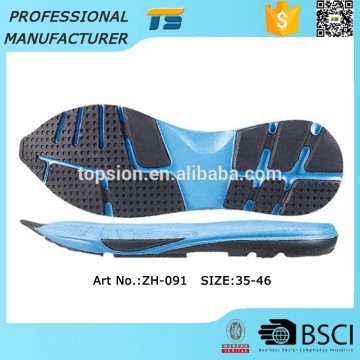 Causual Running Shoe Sole Rubber Bottom China Mens Out Walking Shoe Sole