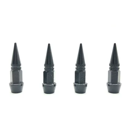 4PCS Creative Valve Caps Aluminum Alloy Bullet Valve Caps Car Universal Valve Caps Car Tire Spare Parts