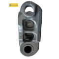 Excavator chain rail assembly