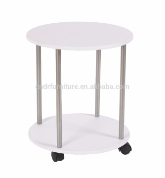 MDF top movable small desk for living room