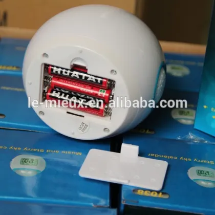 2014 Calendar, Musical Star Sky Projector Clock