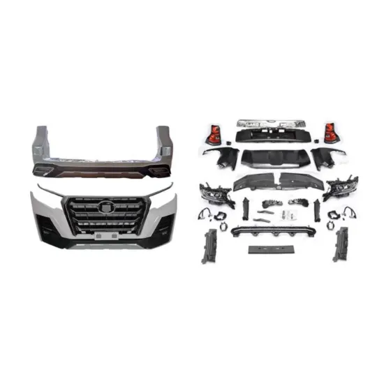 2010-2017 to 2018-2020 Prado Car Body Kit: Front Rear Bumper with Grille Headlights Taillights