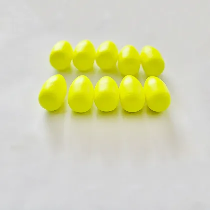 CHXFOAM Hard Chartreuse Styrofoam Floats for Fishing Accessories