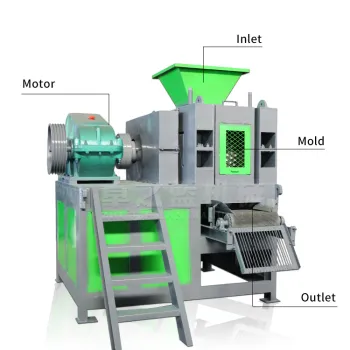Olive Husk Iron Powder Briquette Press Machine for Pillow Oval Shape Formation