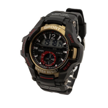 Reliable and Cheap TPU Strap Waterproof Fashion Men's Sport Wrist LCD Watch