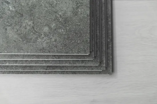 SPC Stone Grain Vinyl Flooring Embossed
